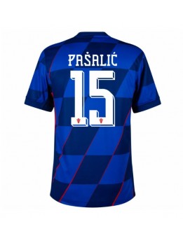 Kroatien Mario Pasalic #15 Auswärtstrikot EM 2024 Kurzarm